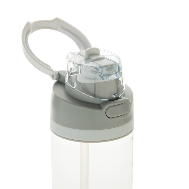 Load image into Gallery viewer, XD Collection Omni Sip RPET water bottle 800ml in transparent drinkware showing a sleek design with a secure lid and ergonomic shape.
