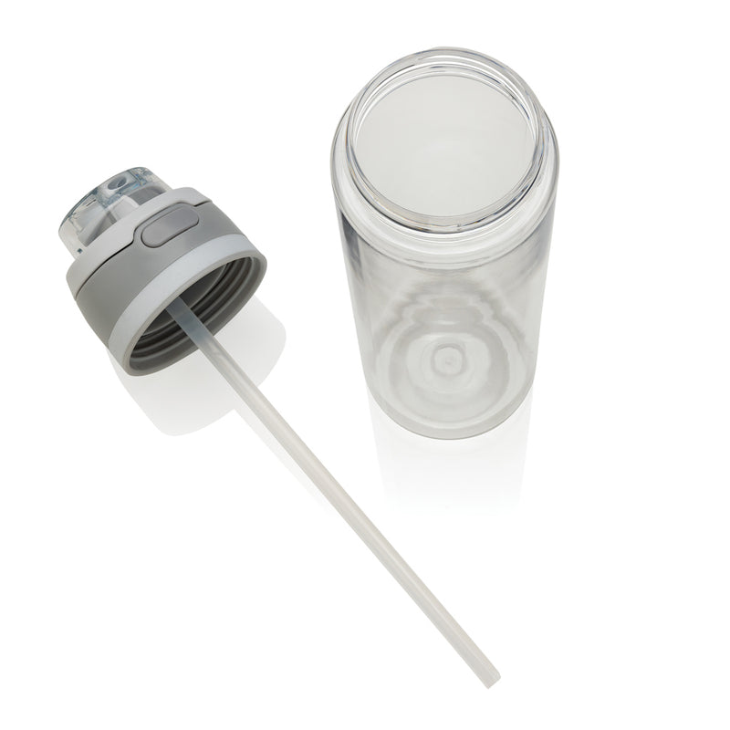 Load image into Gallery viewer, XD Collection Omni Sip RCS RPET water bottle, 800ML, clear drinkware with a screw-on lid and ergonomic design.
