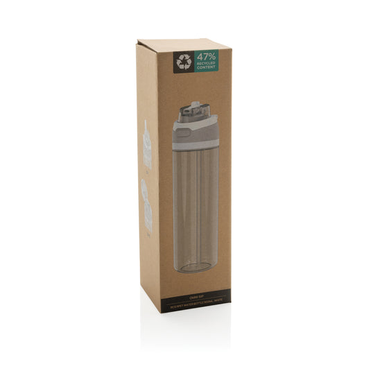 XD Collection Omni Sip RCS RPET water bottle, 800ml, clear drinkware with a screw-top lid and ergonomic design.
