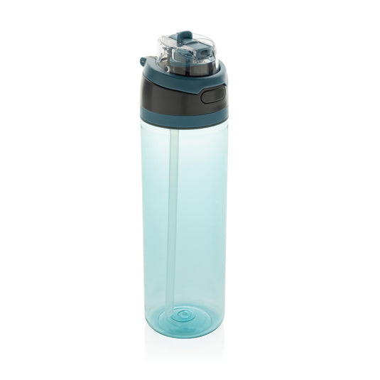 XD Collection Omni Sip RCS RPET 800ML water bottle in clear drinkware with a screw-on lid and ergonomic design.