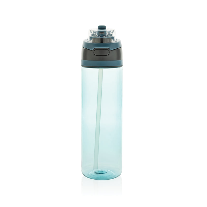Load image into Gallery viewer, XD Collection Omni Sip RCS RPET water bottle, 800ML, clear drinkware with a screw-top lid and ergonomic design.
