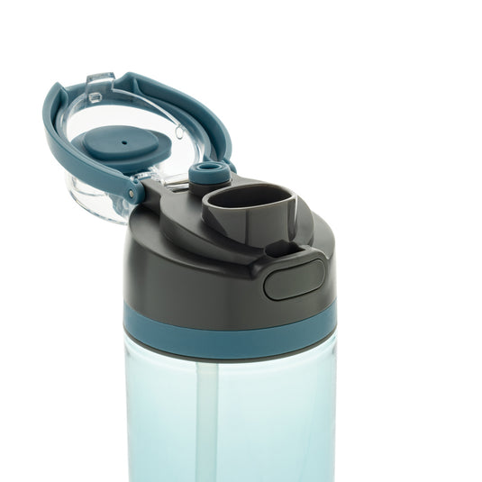 XD Collection Omni Sip RCS RPET water bottle, 800ML, clear drinkware with a twist cap, reusable eco-friendly bottle.