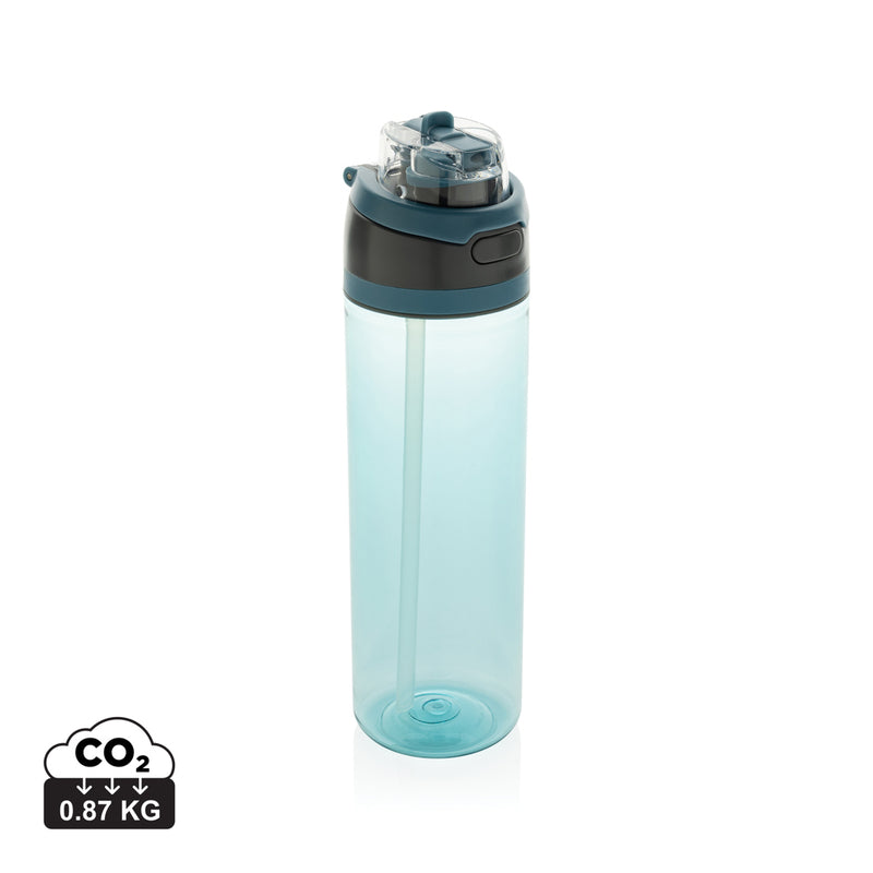 Load image into Gallery viewer, XD Collection Omni Sip RCS RPET water bottle, 800ML, clear drinkware with a screw-top lid and ergonomic design.
