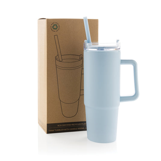 Tana RCS plastic tumbler with handle 900ml - Custom Wood Designs