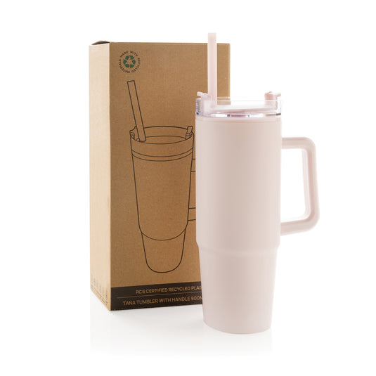 Tana RCS plastic tumbler with handle 900ml - Custom Wood Designs