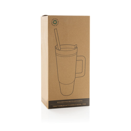 Tana RCS plastic tumbler with handle 900ml - Custom Wood Designs