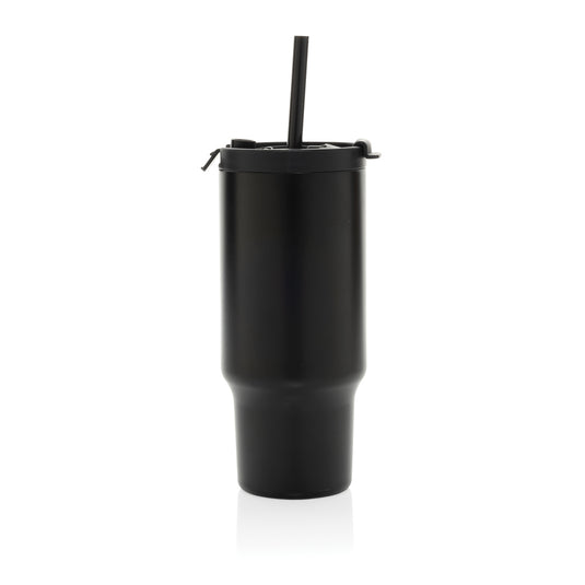 Recycled Leakproof Compact Tumbler 480ML from XD Collection Cruiser RCS drinkware, with a sleek design and secure lid.