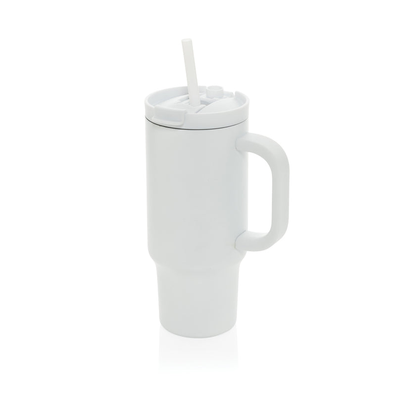 Load image into Gallery viewer, Cruiser RCS recycled leakproof compact tumbler in 480ml from XD Collection, stainless steel drinkware with a secure lid.
