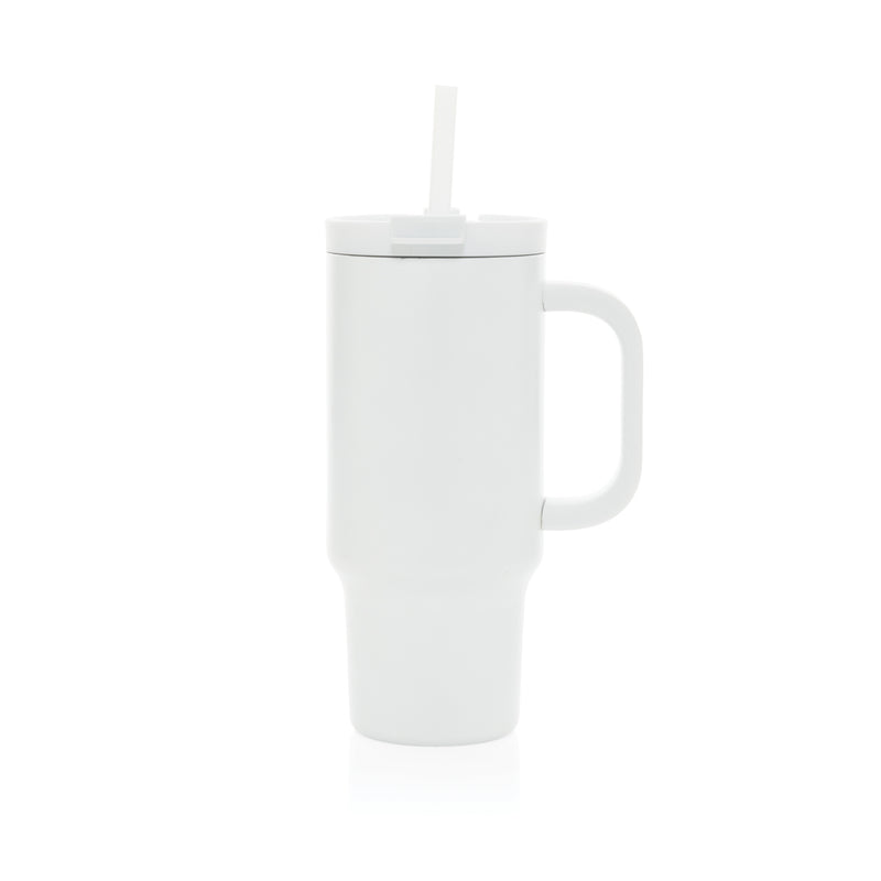 Load image into Gallery viewer, Recycled Cruiser RCS leakproof compact tumbler 480ML from XD Collection, shown in gray with a sleek, eco-friendly design.
