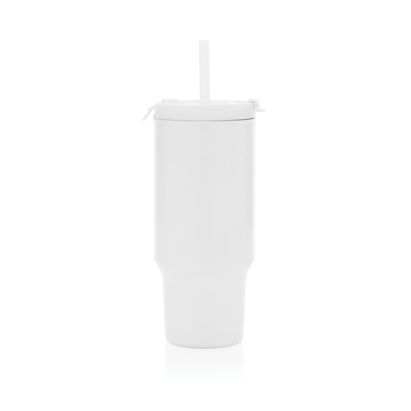 Load image into Gallery viewer, Cruiser RCS recycled leakproof compact tumbler 480ML by XD Collection, stainless steel drinkware with a sleek design and secure lid.
