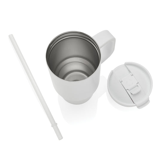 Recycled Cruiser RCS leakproof compact tumbler by XD Collection, 480ML, showing the sleek design and leakproof lid.
