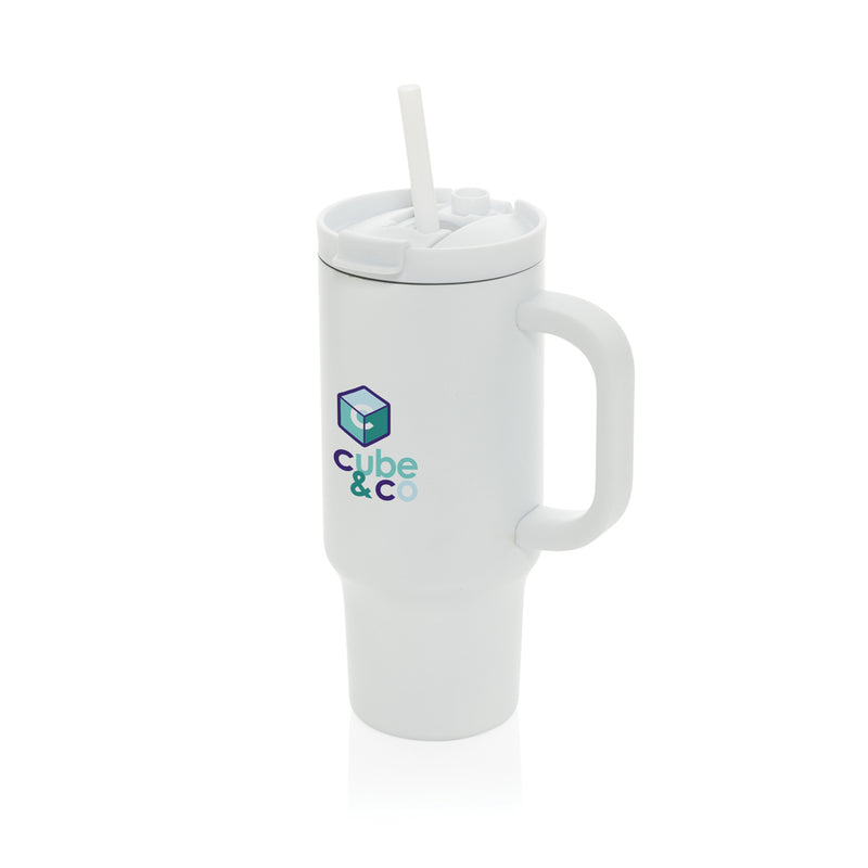 Load image into Gallery viewer, Cruiser RCS recycled leakproof compact tumbler by XD Collection, 480ML drinkware with a sleek design and secure lid.
