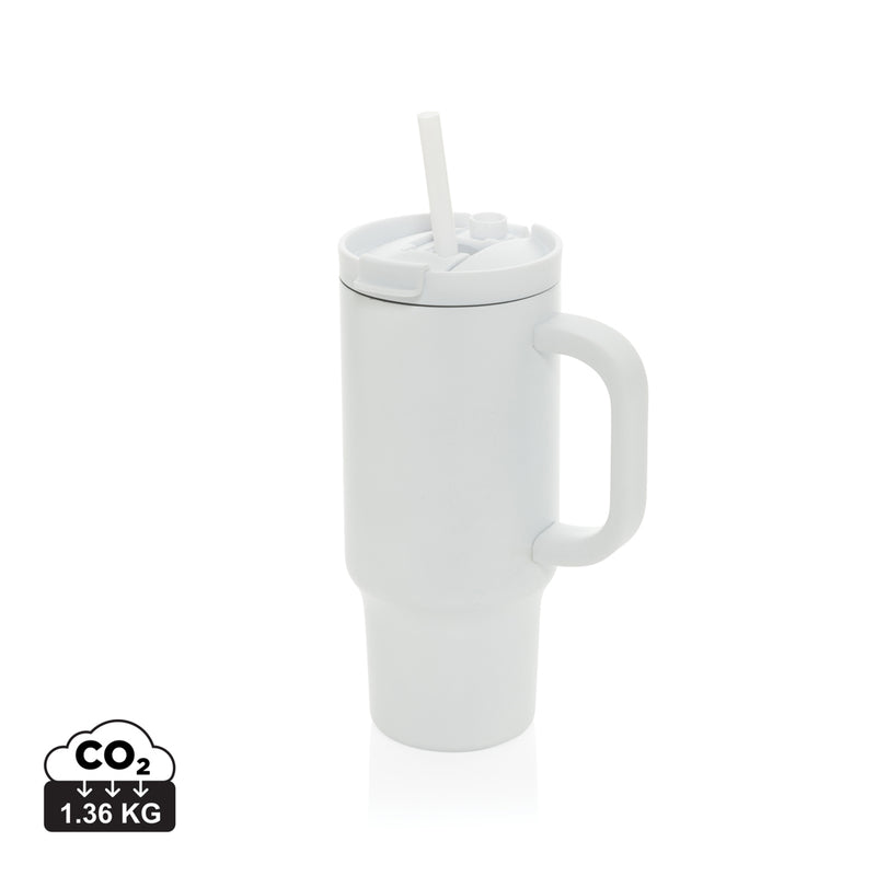 Load image into Gallery viewer, Recycled Cruiser RCS leakproof compact tumbler by XD Collection, 480ML drinkware with a sleek design and secure lid.
