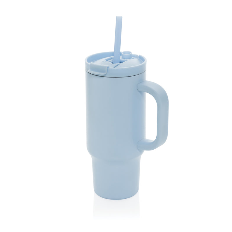 Load image into Gallery viewer, Cruiser RCS recycled leakproof compact tumbler by XD Collection, 480ML drinkware with a sleek design and secure lid.
