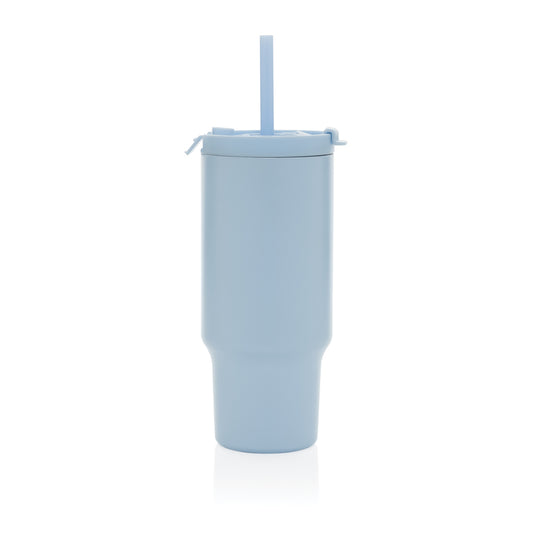 Cruiser RCS recycled leakproof compact tumbler by XD Collection, 480ML drinkware, showing the sleek reusable design and lid.