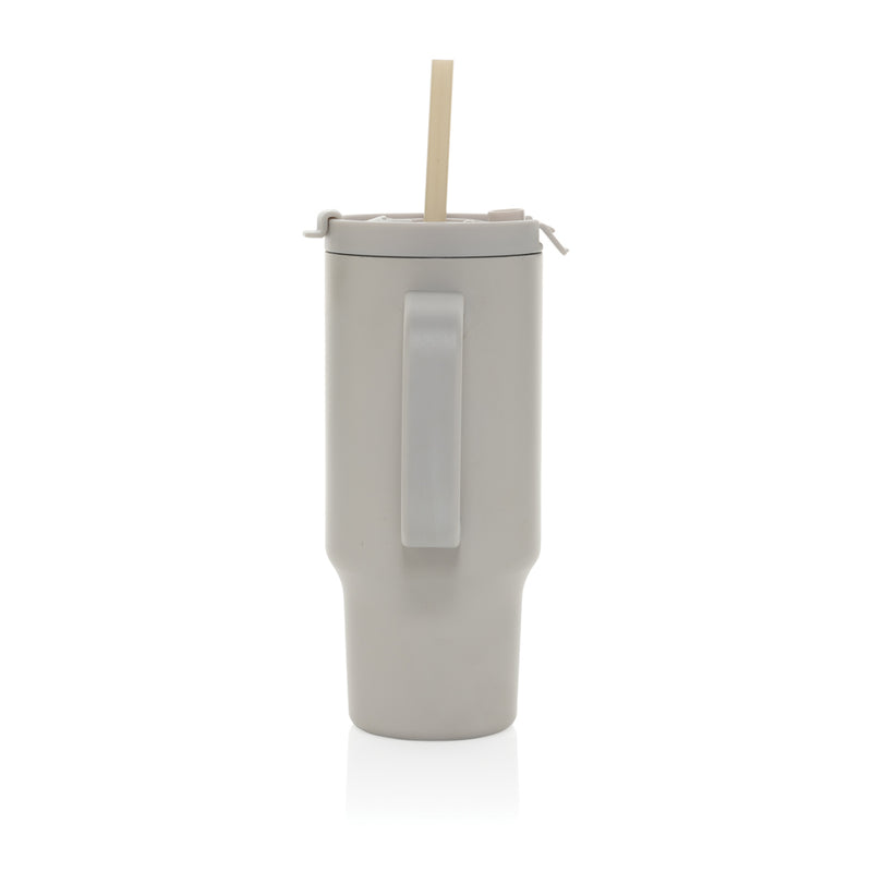 Load image into Gallery viewer, XD Collection Cruiser RCS recycled leakproof compact tumbler 480ML in stainless steel, with a sleek design and secure lid.
