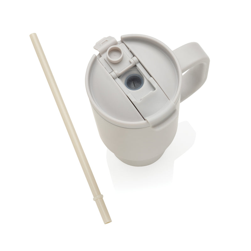 Load image into Gallery viewer, Cruiser RCS recycled leakproof compact tumbler 480ML by XD Collection, eco-friendly drinkware with a sleek design and secure lid.
