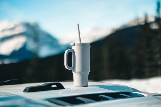Recycled Cruiser RCS leakproof 480ML compact tumbler from XD Collection, showing its sleek design and leakproof lid.