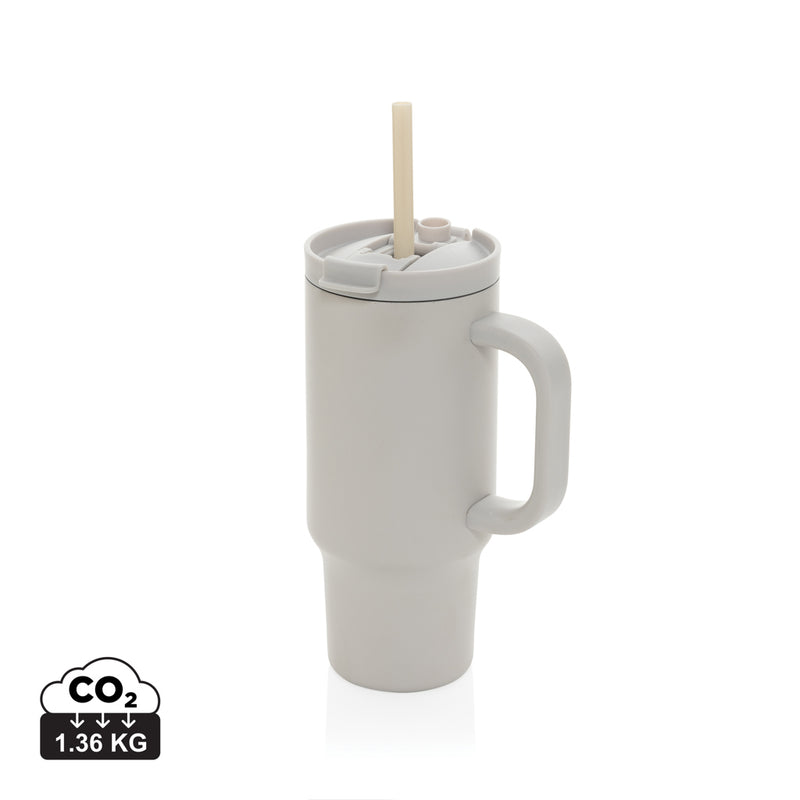 Load image into Gallery viewer, XD Collection Cruiser RCS recycled 480ml leakproof compact tumbler for drinkware, shown with sleek design and secure lid.
