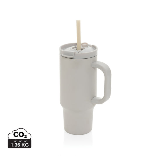 XD Collection Cruiser RCS recycled 480ml leakproof compact tumbler for drinkware, shown with sleek design and secure lid.