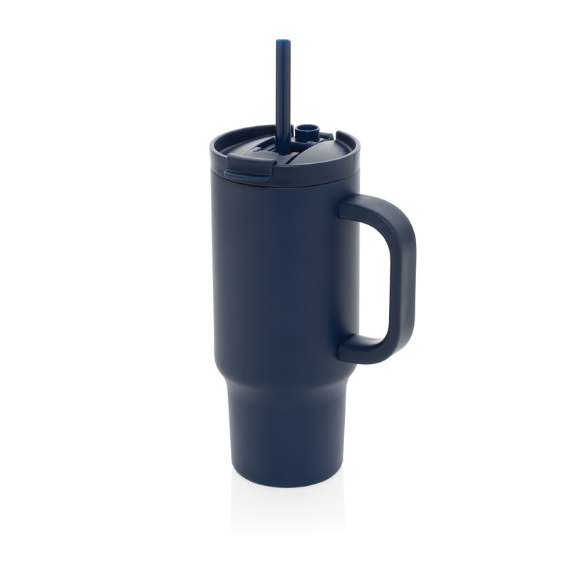 Load image into Gallery viewer, Cruiser RCS recycled leakproof compact tumbler by XD Collection, 480ML drinkware with a sleek design and spill-proof lid.
