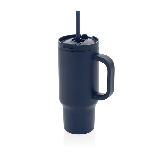 Cruiser RCS recycled leakproof compact tumbler by XD Collection, 480ML drinkware with a sleek design and spill-proof lid.