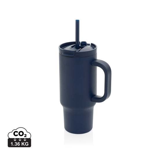 XD Collection Cruiser RCS recycled leakproof compact 480ML tumbler for drinkware, shown with sleek design and spill-proof lid.