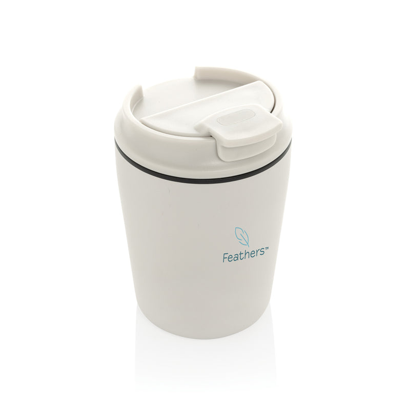 Load image into Gallery viewer, XD Xclusive Pico Barista RCS coffee mug 220ML in tube gift box, white ceramic drinkware with logo design.

