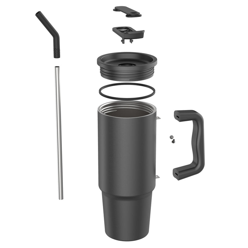 Load image into Gallery viewer, Embrace deluxe RCS recycled stainless steel tumbler 900ml by XD Collection, showing a sleek, eco-friendly drinkware design.
