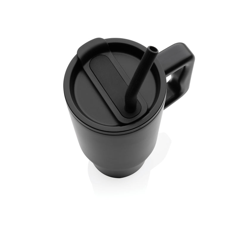 Load image into Gallery viewer, Embrace deluxe RCS recycled stainless steel tumbler 900ml from XD Collection, featuring a sleek drinkware design with a secure lid.

