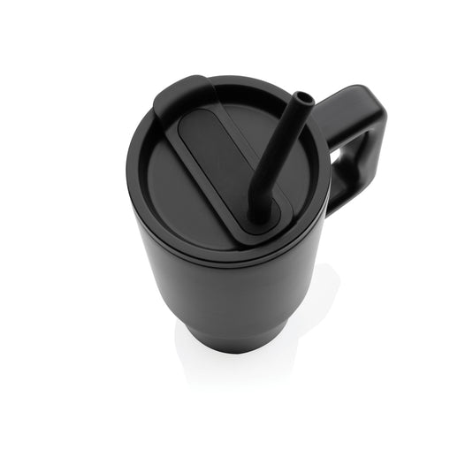 Embrace deluxe RCS recycled stainless steel tumbler 900ml from XD Collection, featuring a sleek drinkware design with a secure lid.