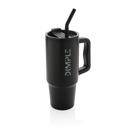 Embrace deluxe RCS recycled stainless steel tumbler 900ml from XD Collection, durable drinkware with a sleek design.