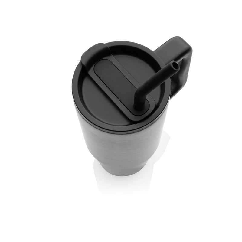 Load image into Gallery viewer, Embrace deluxe RCS recycled stainless steel tumbler 900ml from XD Collection, showing a sleek, eco-friendly drinkware design.
