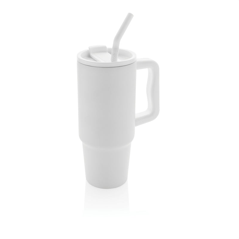 Load image into Gallery viewer, Embrace deluxe RCS recycled stainless steel tumbler 900ml from XD Collection, eco-friendly drinkware with a sleek design.
