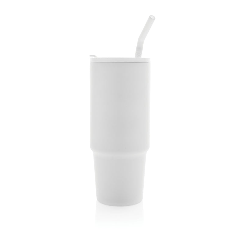 Load image into Gallery viewer, Embrace Deluxe RCS recycled stainless steel tumbler 900ml from XD Collection, featuring a sleek design and durable drinkware.
