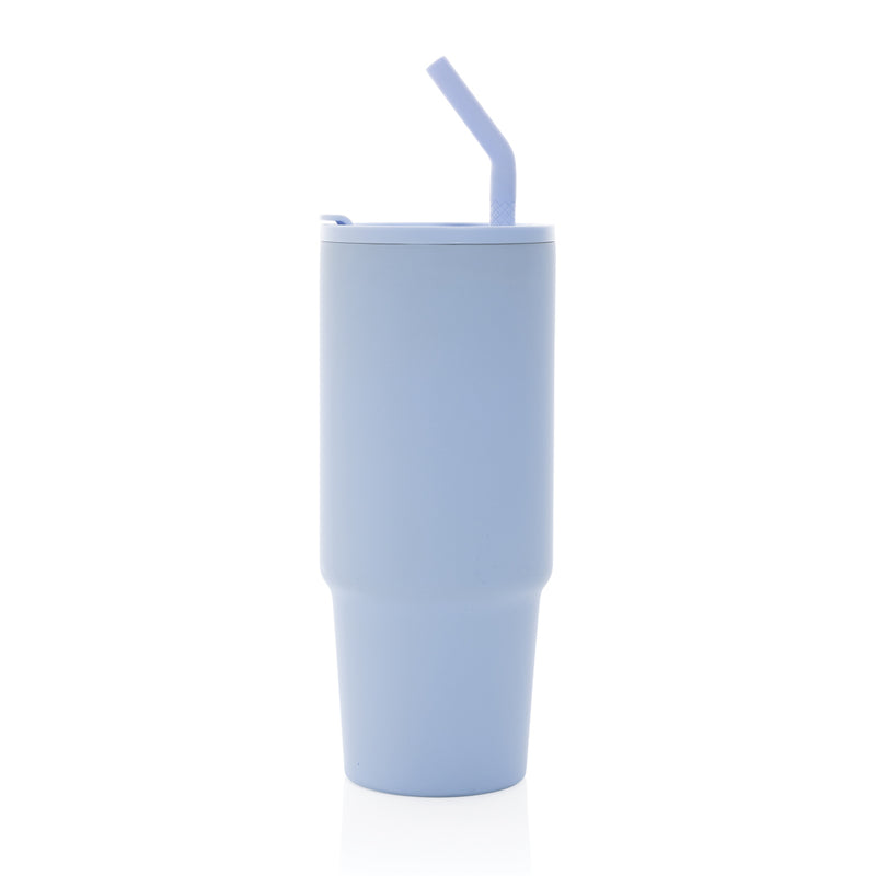 Load image into Gallery viewer, Embrace deluxe RCS recycled stainless steel tumbler 900ml from XD Collection, featuring a sleek design and spill-resistant lid.
