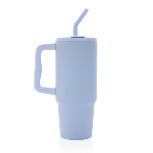 Embrace Deluxe RCS recycled stainless steel tumbler 900ml from XD Collection, featuring a sleek drinkware design with a lid.