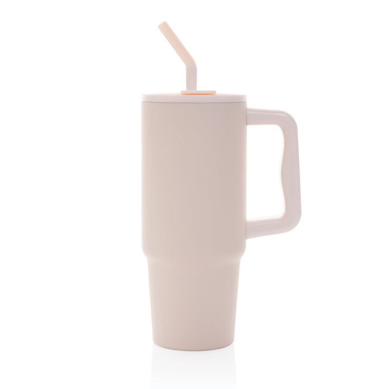 Load image into Gallery viewer, Embrace deluxe RCS recycled stainless steel tumbler 900ml from XD Collection, featuring a sleek design and durable drinkware.
