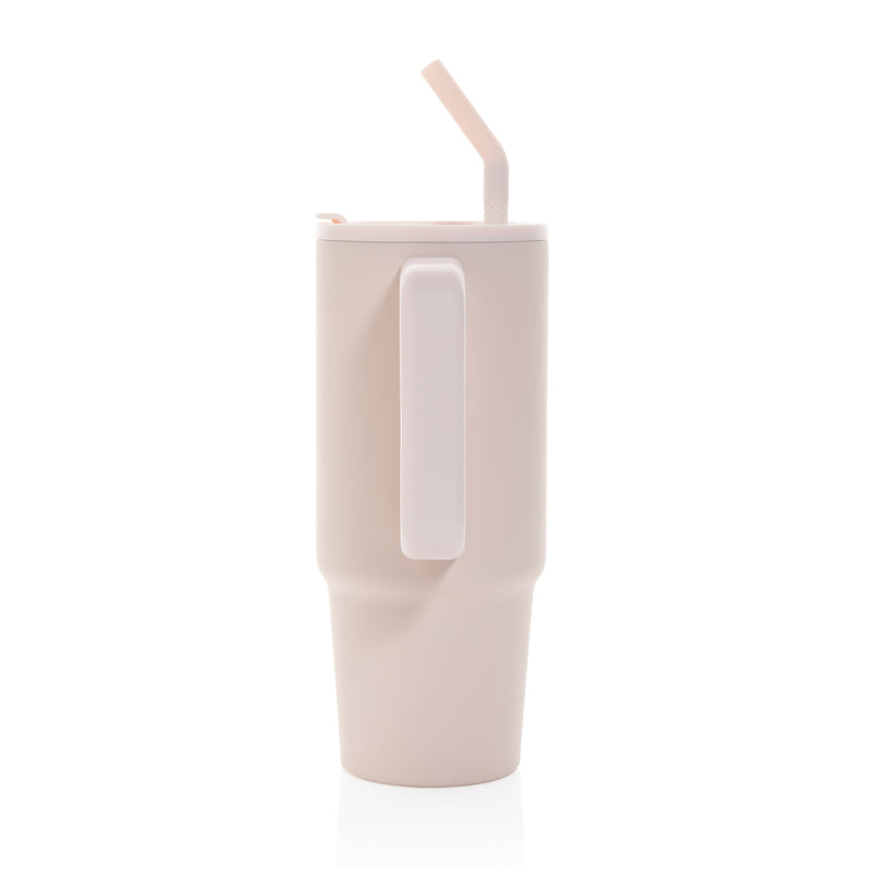 Load image into Gallery viewer, Embrace deluxe RCS recycled stainless steel tumbler 900ml from XD Collection, eco-friendly drinkware with a sleek design.
