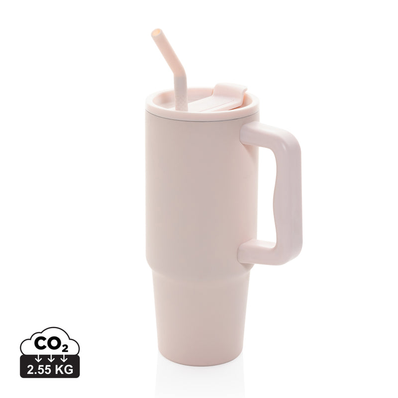 Load image into Gallery viewer, Embrace Deluxe RCS recycled stainless steel tumbler 900ml by XD Collection, featuring a sleek drinkware design and eco-friendly finish.
