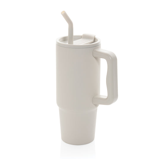 Embrace Deluxe RCS recycled stainless steel tumbler 900ml by XD Collection, featuring a sleek, eco-friendly design for beverages.