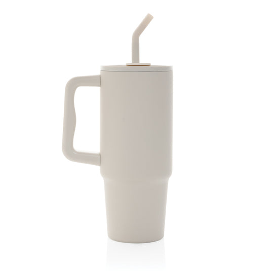 Embrace Deluxe RCS recycled stainless steel tumbler 900ml from XD Collection, eco-friendly drinkware with a sleek design.