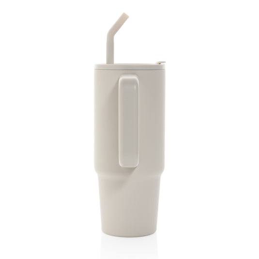 Embrace deluxe RCS recycled stainless steel tumbler 900ml by XD Collection, showcasing sleek drinkware with a matte finish.