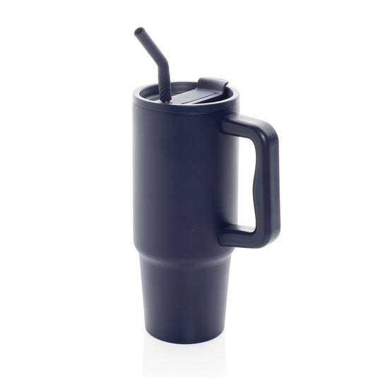 Embrace Deluxe RCS stainless steel tumbler 900ml from XD Collection, featuring a sleek design and spill-proof lid for on-the-go drinks.