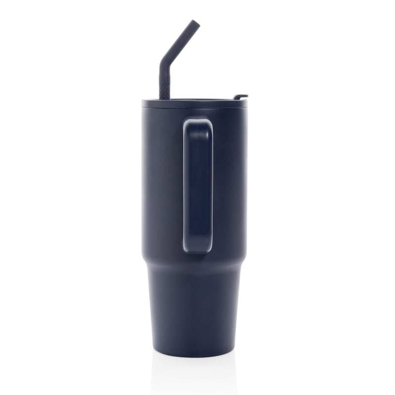 Load image into Gallery viewer, Embrace deluxe RCS recycled stainless steel tumbler 900ml by XD Collection, showing a sleek, eco-friendly drinkware design.
