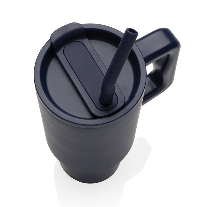 Load image into Gallery viewer, XD Collection Embrace Deluxe RCS stainless steel tumbler 900ml for drinks, with a sleek, insulated design and secure lid.
