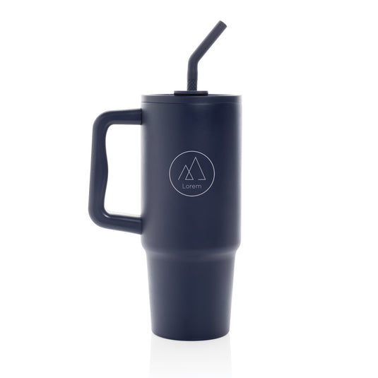 Embrace deluxe RCS recycled stainless steel tumbler 900ml by XD Collection, featuring a sleek, eco-friendly drinkware design.
