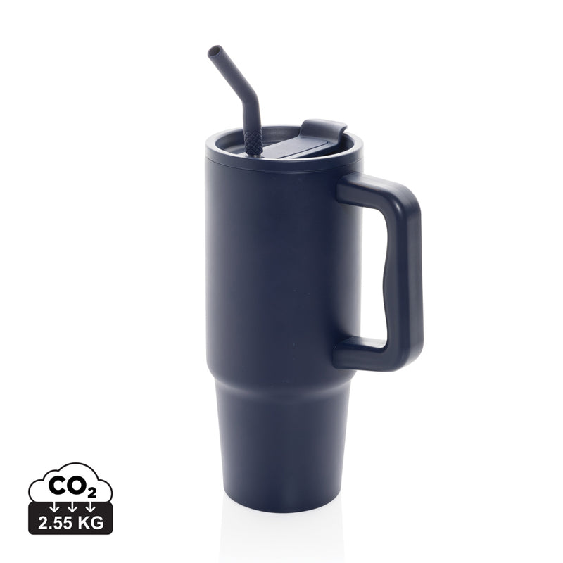 Load image into Gallery viewer, XD Collection Embrace Deluxe RCS recycled stainless steel tumbler, 900ml drinkware with a sleek, eco-friendly design.
