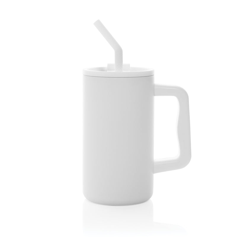 Load image into Gallery viewer, Recycled steel mug from XD Collection, 800ml capacity, eco-friendly drinkware with a sleek, modern design.
