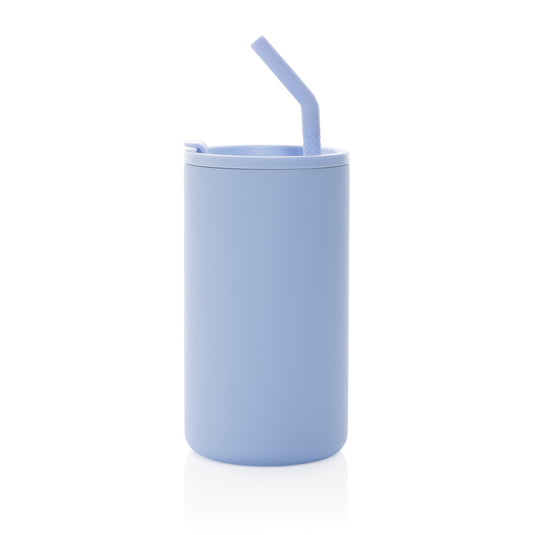 800ml recycled steel mug from XD Collection, Cube RCS certified drinkware with a sleek, durable design.